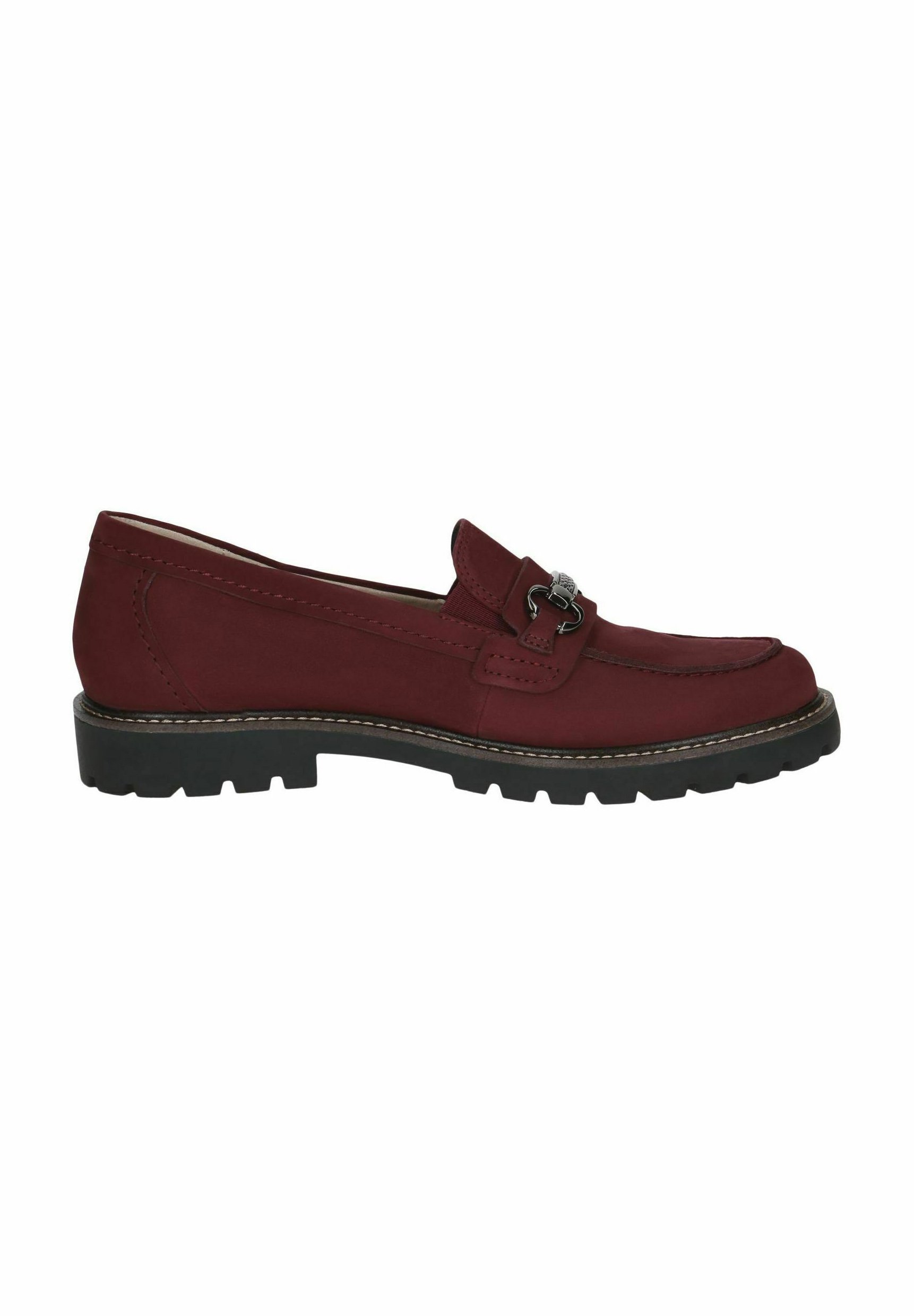 Scarpe slip-on Caprice - bordeaux con punta rinforzata