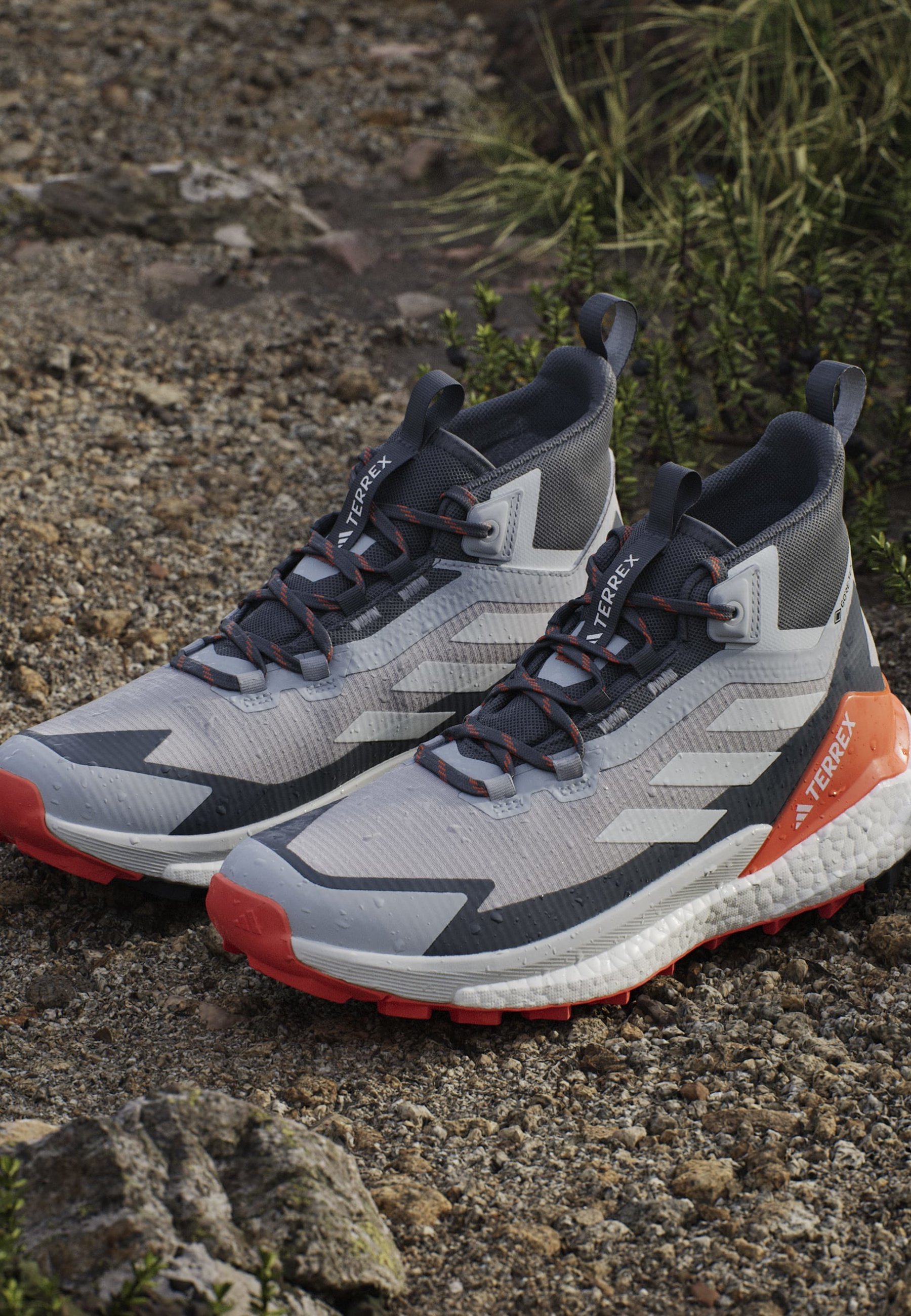 Adidas Terrex FREE - Scarpe da trekking - grigio due grigio uno grigio cinque