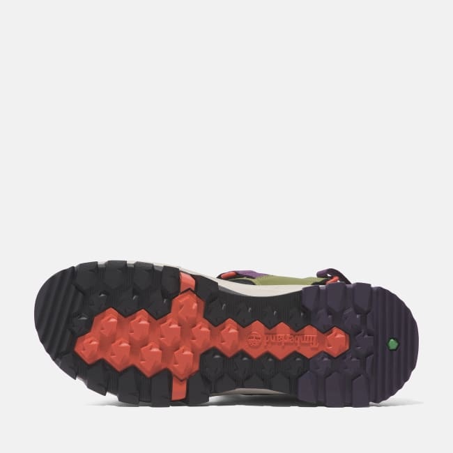Sandalo a Doppia Fascia Lincoln Peak da Donna in                verde