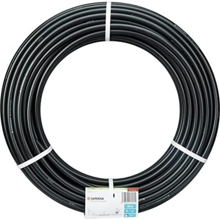 Manguera de riego por goteo GARDENA de 13 mm – Micro-Drip® de 50 m – Resistente a los rayos UV – Para uso superficial y subterráneo – (1347-26)