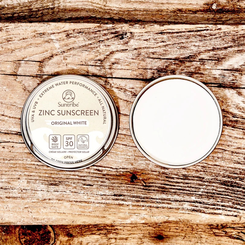 „Suntribe Zinc“ mineralinis apsauginis kremas nuo saulės veidui ir kūnui su SPF 50