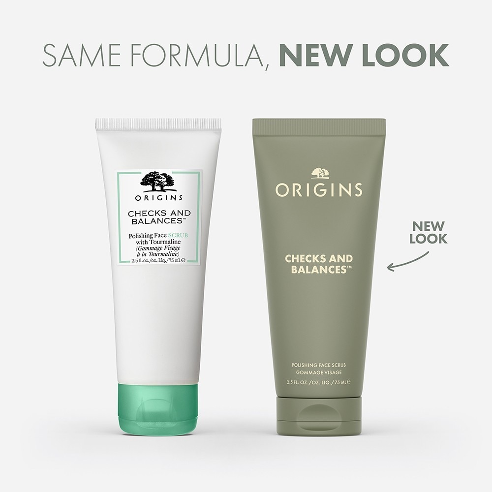Exfoliant facial Origins Checks and Balances™ cu efect de lustruire – 75 ml