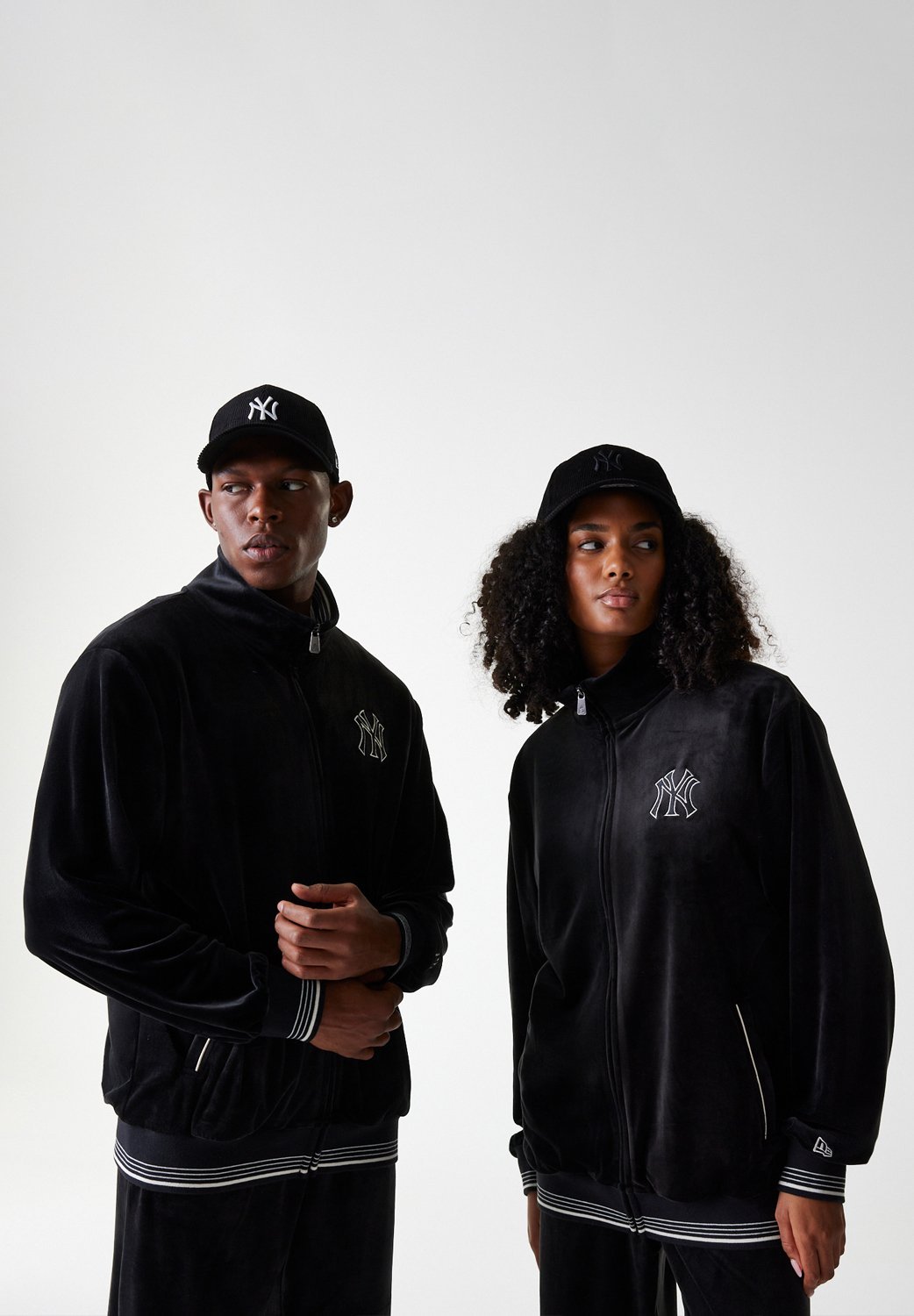 MLB VELOUR TRACK JACKET UNISEX - Tréninková bunda - black