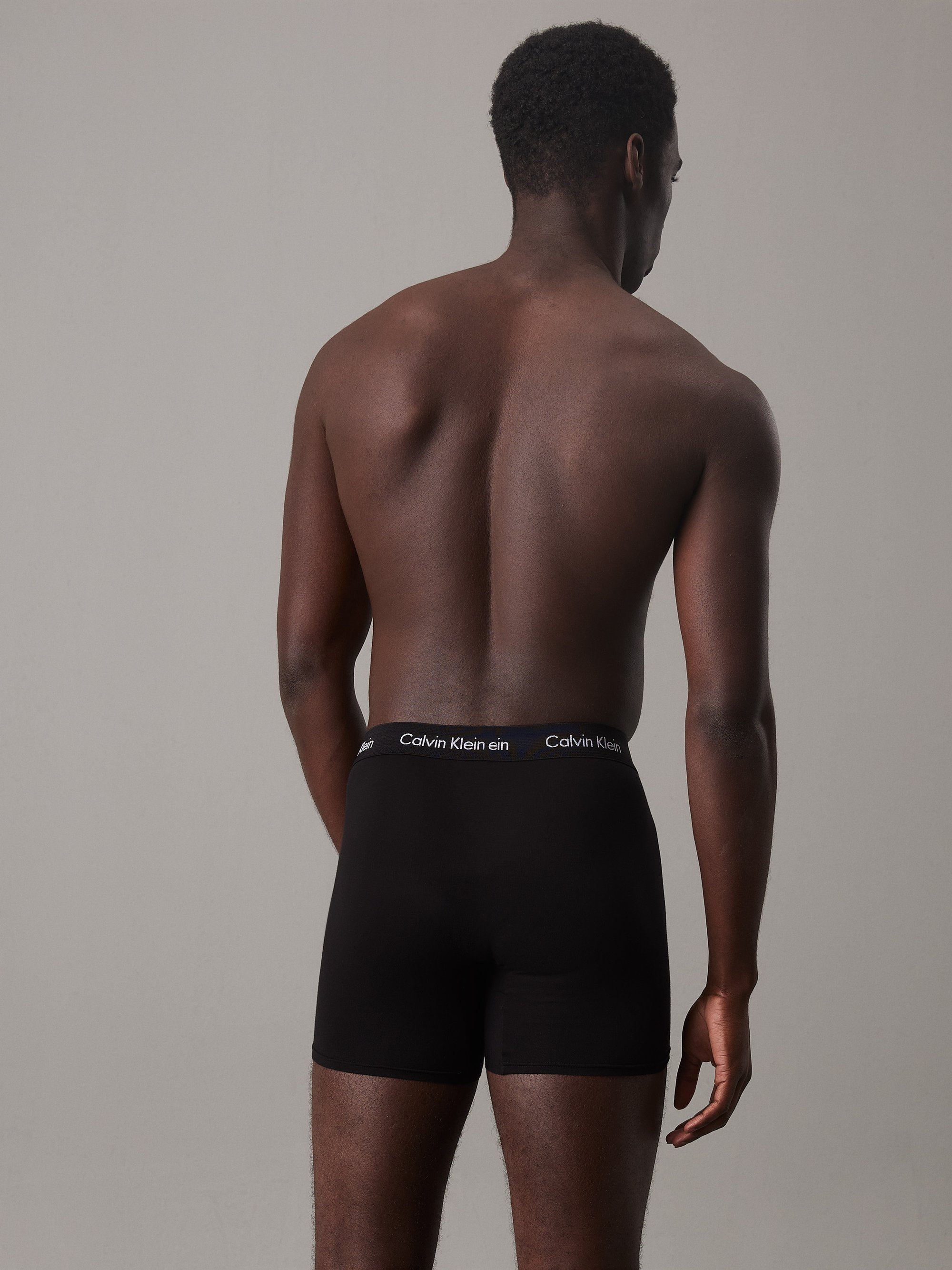 Calvin Klein Underwear BOKSERIT 3 PACK - Bokserit - black