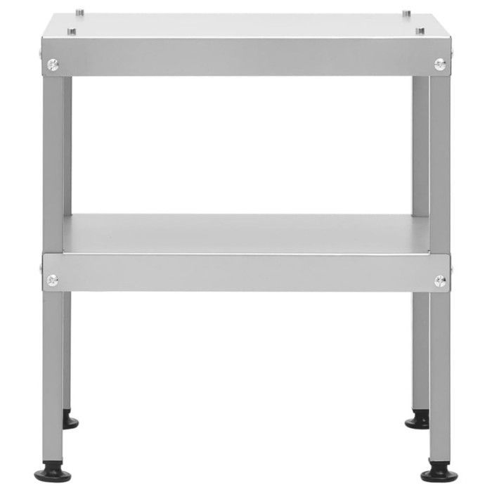 Mesa para defumador/forno vidaXL 40x28x44,5 cm em aço galvanizado 364747