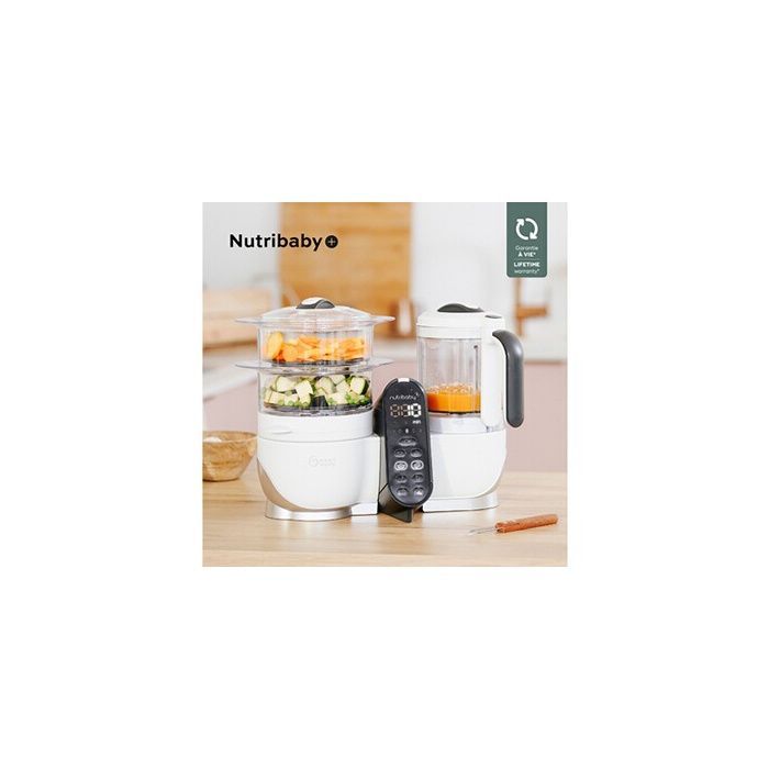 Babymoov Nutribaby Plus Frullatore-Cuocitore compatto