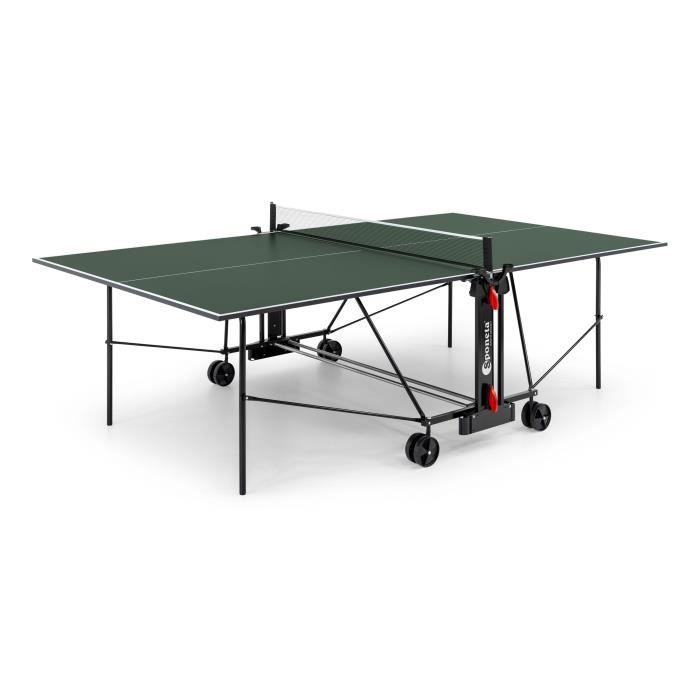 Tavolo da ping-pong - SPONETA - Compatto - Uso interno - Superficie di gioco verde