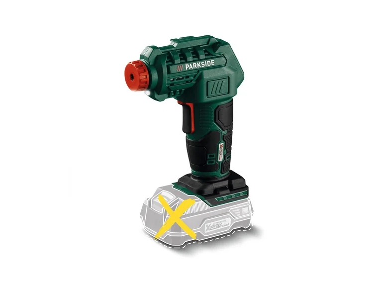 Compresor/pompă de aer fără fir PARKSIDE® PAK 20-Li B2, 20 V