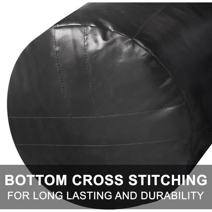 Mytra Fusion Uppercut Boxsack – Leerer T-förmiger Boxsack – Kampfsport, Kickboxen – Schwarz