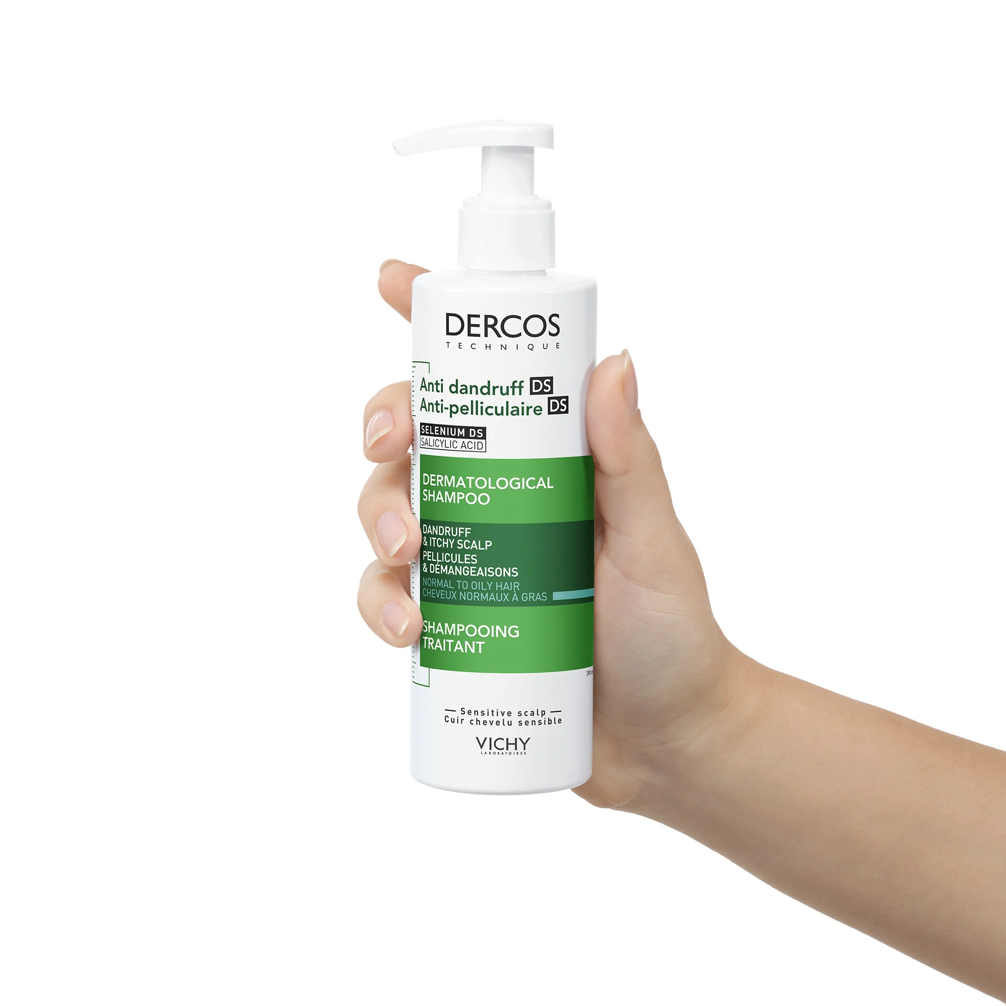 Vichy Dercos Technique 400 ml Shampoo anticaspa para cabelos normais e oleosos