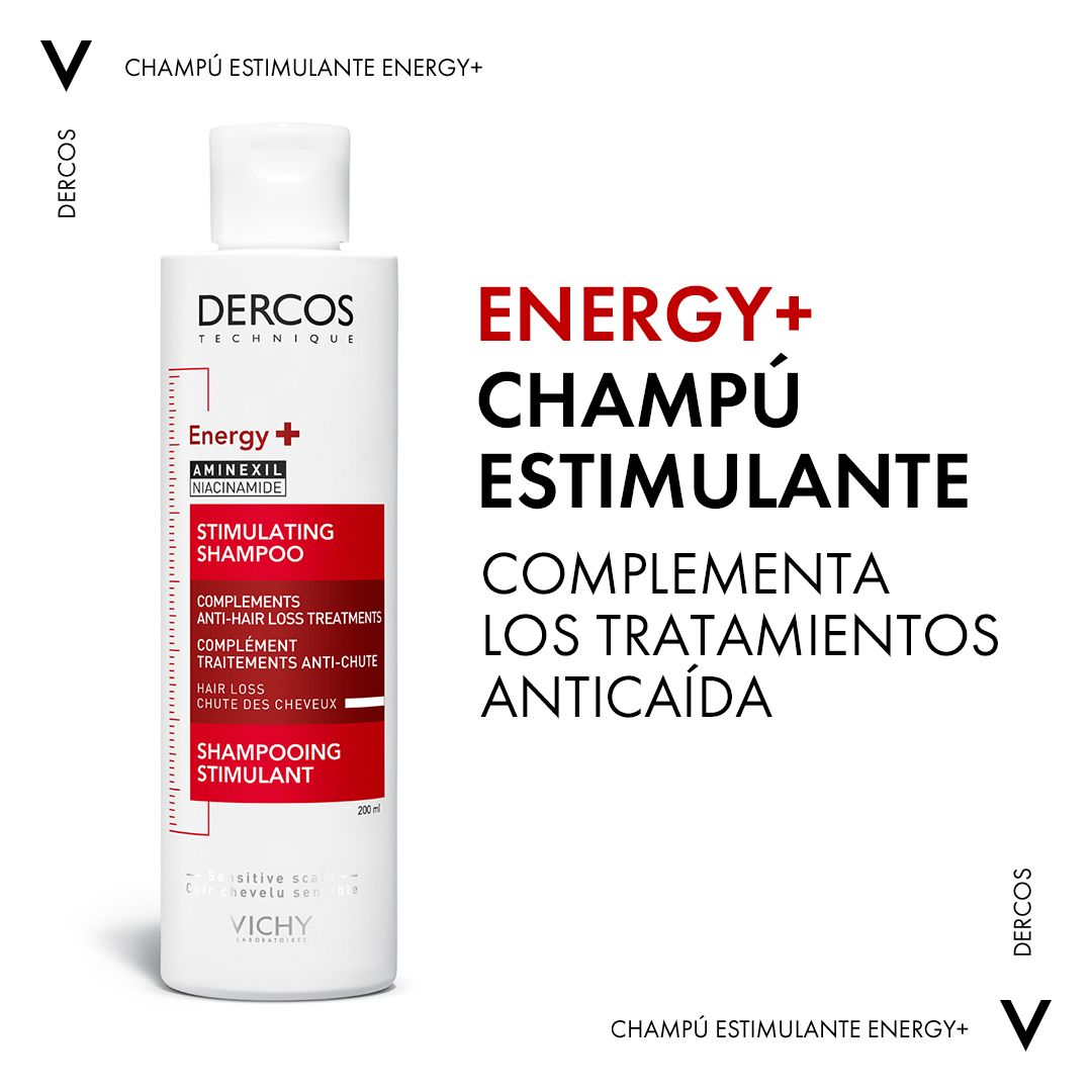 Dercos Technique Energy stimulirajući šampon Šamponi protiv opadanja kose