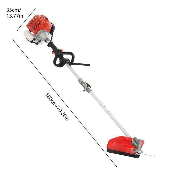 Lawnmower Chainsaw, Petrol Brushcutter, String Trimmer, Hedge Trimmer, 5 in 1, Powerful Complete Functional Guard