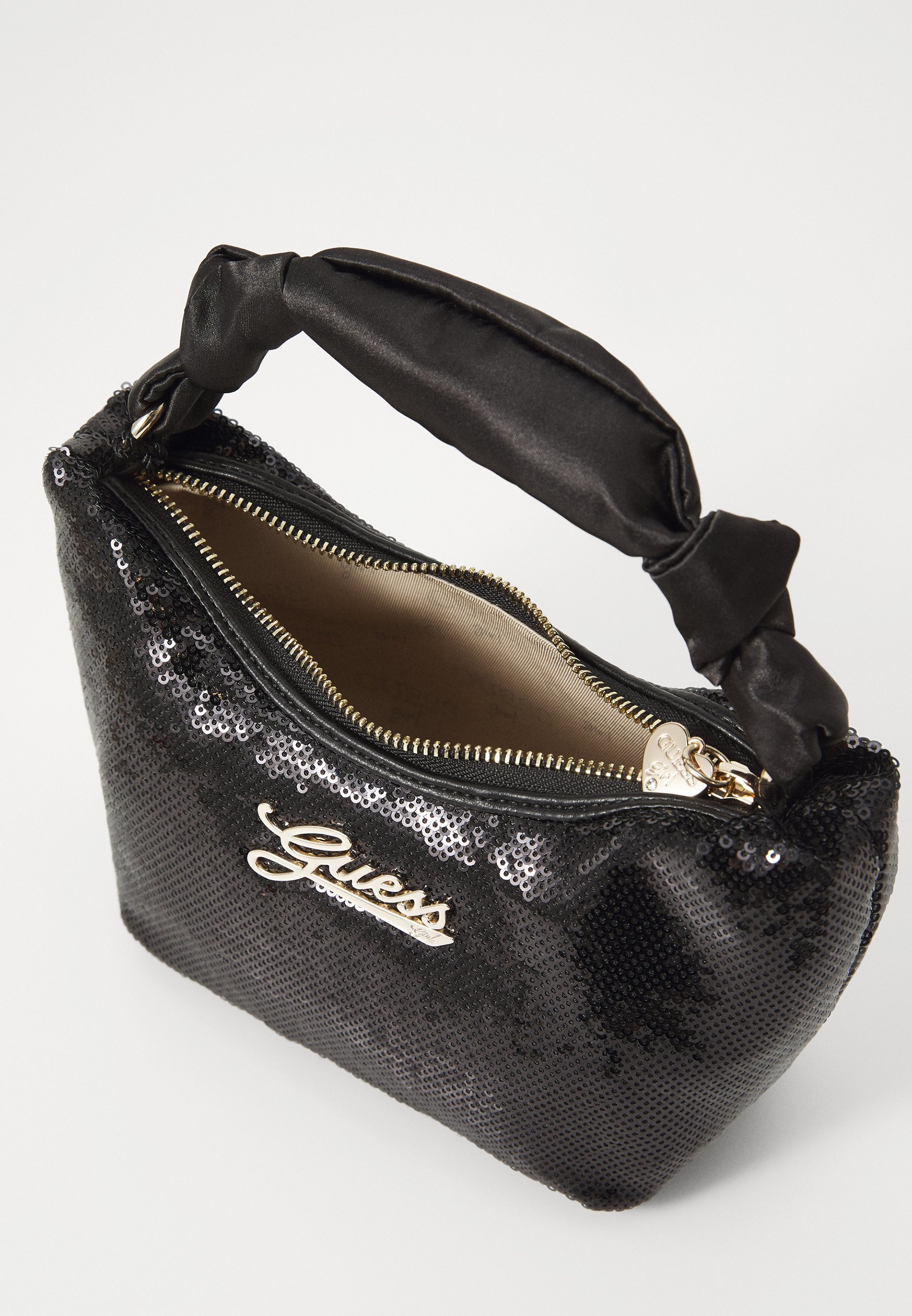 Guess Pailletten-Hobo-Minitasche Unisex - Handtasche - Tiefschwarz