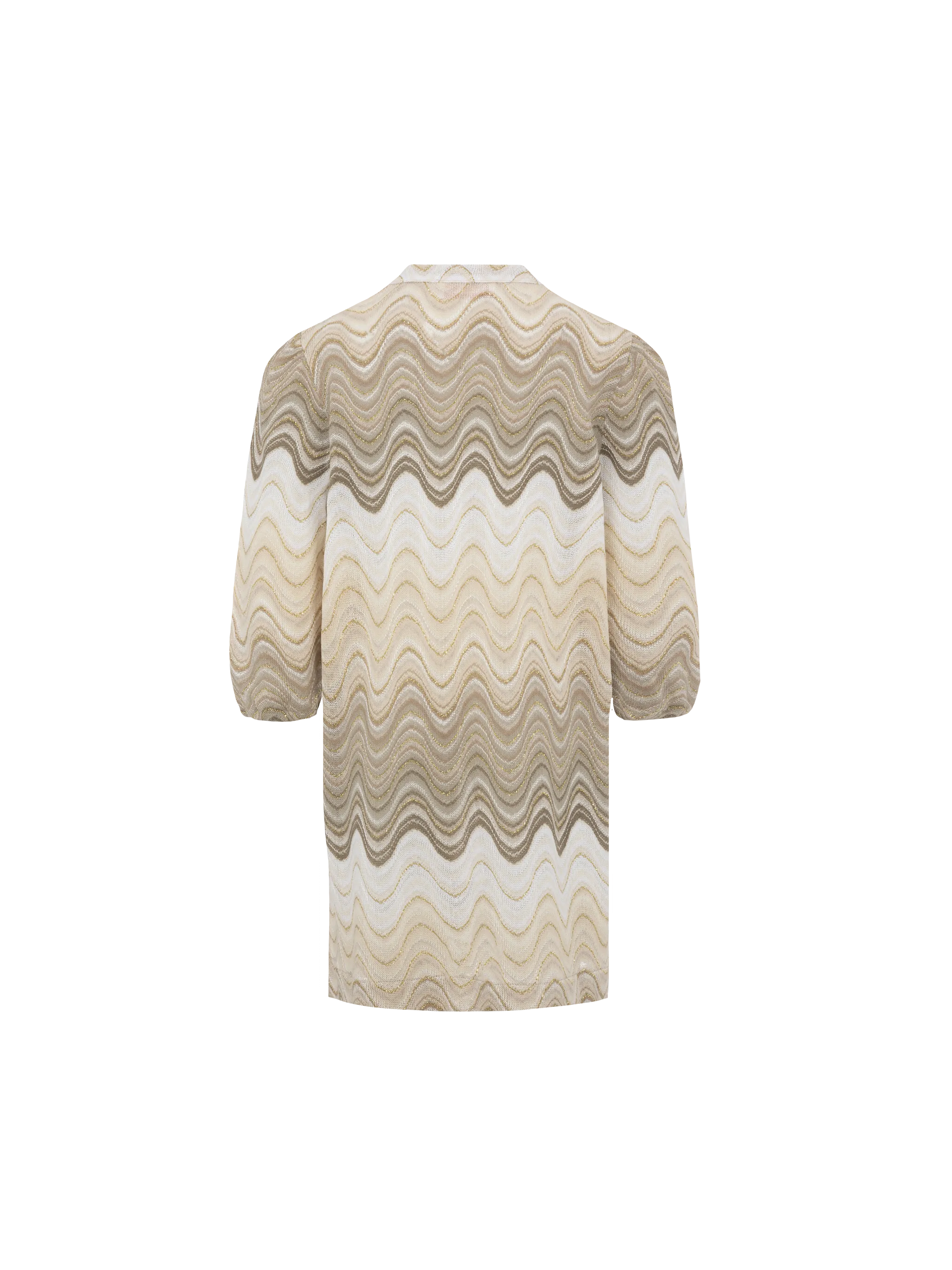 Abito corto in maglia raschel oro Imany Jr