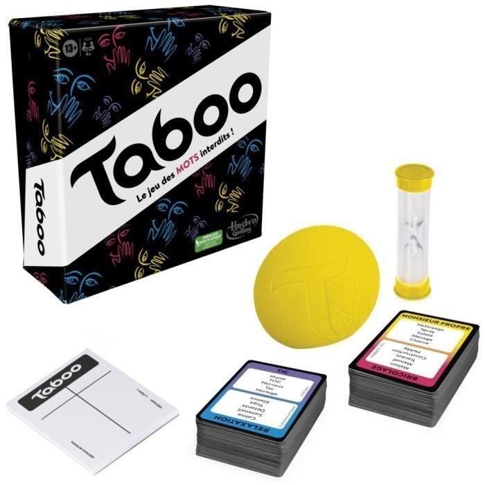Taboo Classique, Jeu de société, Le jeu des mots interdits, pour ados et adultes, dès 13 ans, Hasbro Gaming