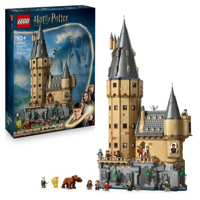 LEGO Harry Potter 76454 Castello di Hogwarts: La Torre Principale - Giocattolo per ragazzi dai 10 anni in su
