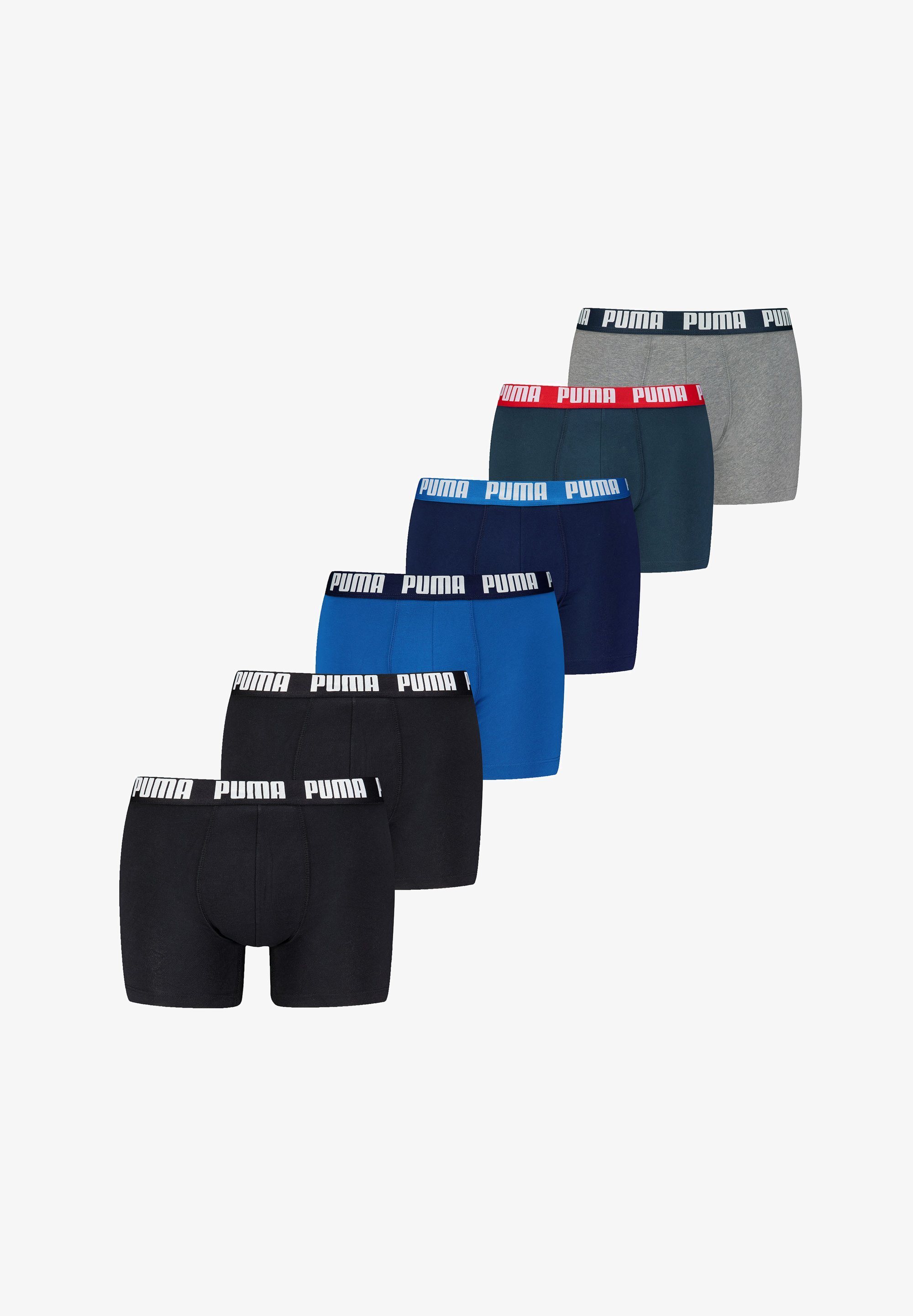 Puma EVERYDAY 6 PACK - Pantaloncini - blu/nero