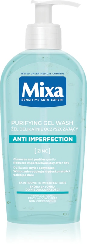 „Mixa Anti-Imperfection“ veido valymo gelis be muilo