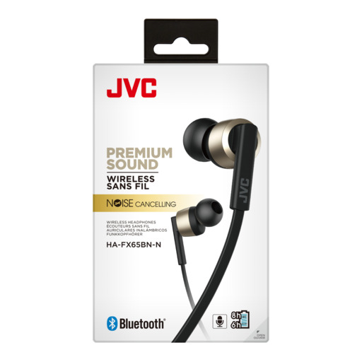Bluetooth-Kopfhörer mit Geräuschunterdrückung JVC HA-FX65BN-NU