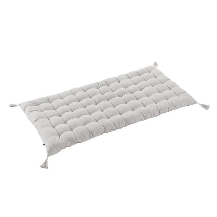 SOPHIE - Materasso da pavimento con nappe 60x120 cm Cotone Colore Nuvola