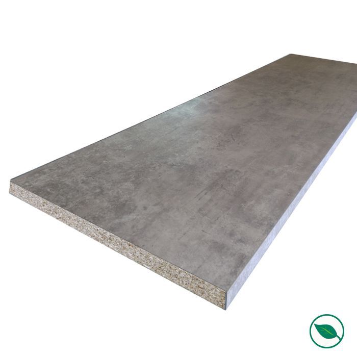 Encimera de laminado mineral de 2000 x 650 x 38 mm - PEFC 75%. FORESTEA Dimensiones: 2000 mm x 650 mm x 38 mm