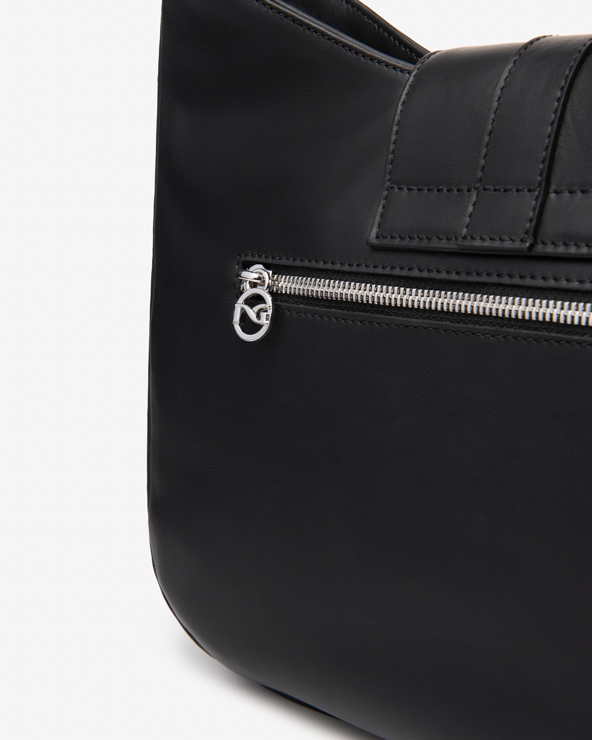  Hobo-Tasche aus Leder für Damen
