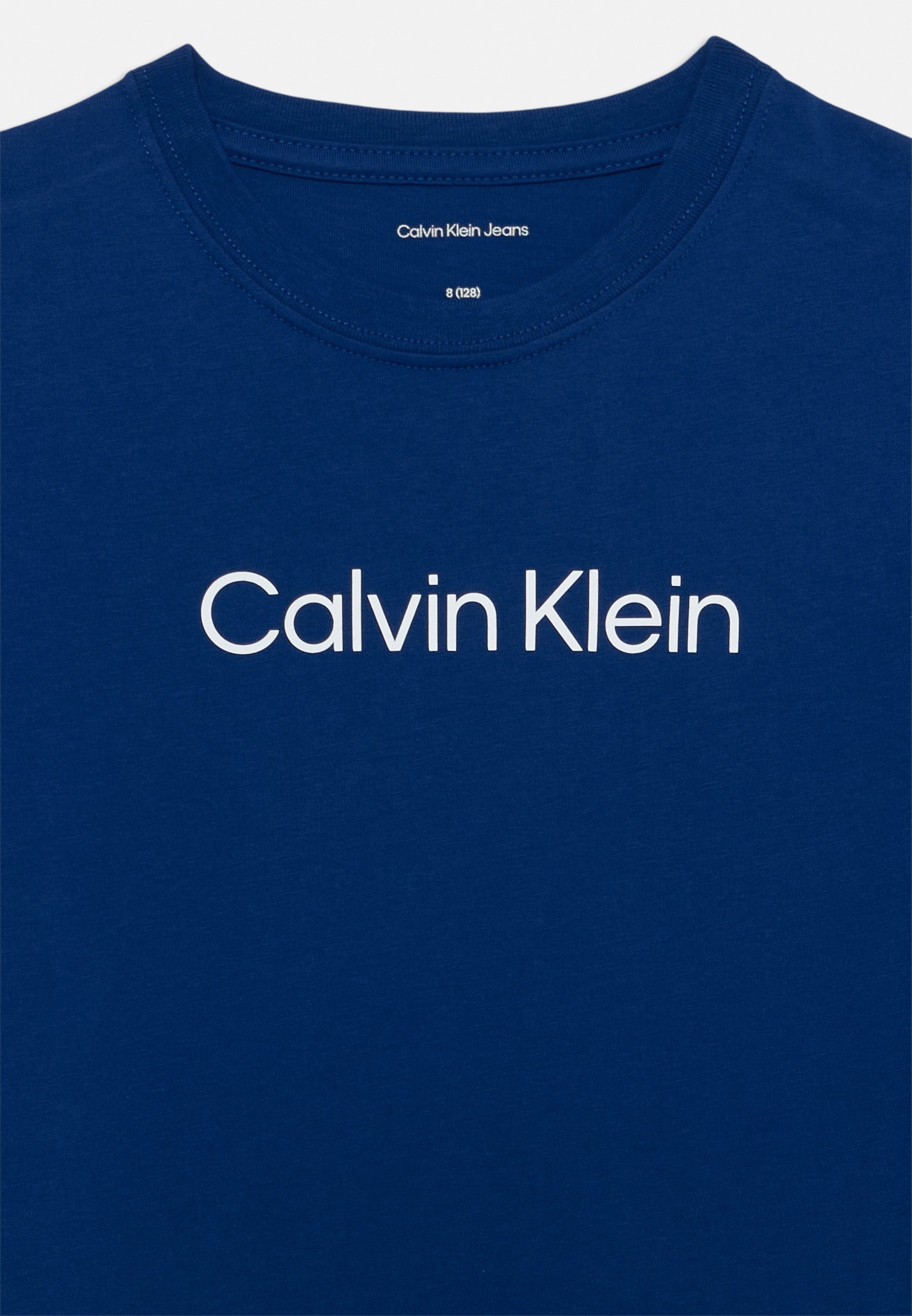 Calvin Klein Jeans LOGO UNISEX - T-shirt met print - felblauw