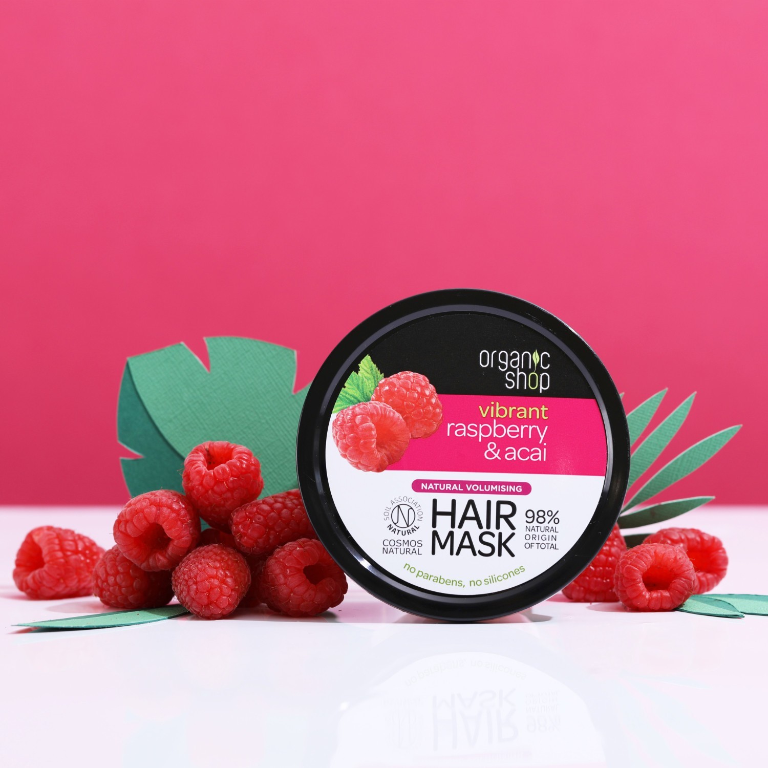 Organic Shop Masque Volumateur Framboise et Acai