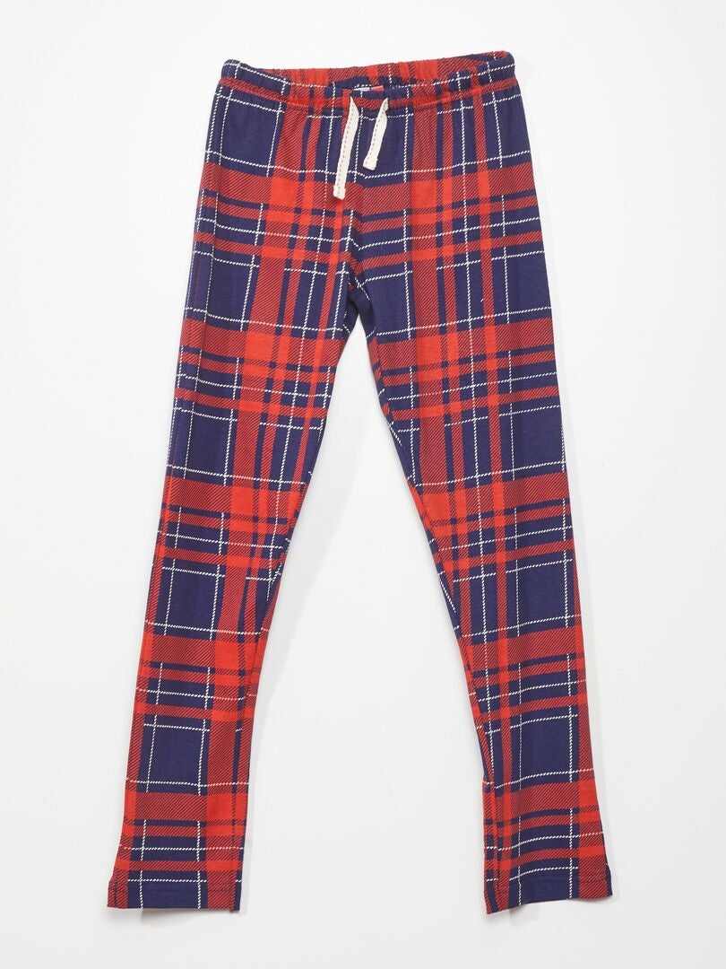 Katoenen pyjamaset - 2-delig - ROOD