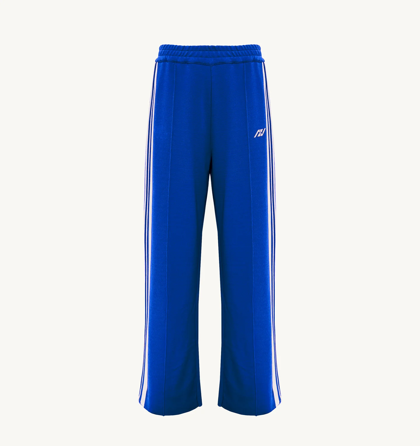 PANTALONI DIN VISCOZĂ ALBASTRU ELECTRIC