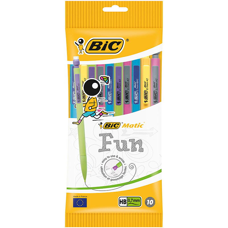 BIC Mekanisk penna 10 blandade färger