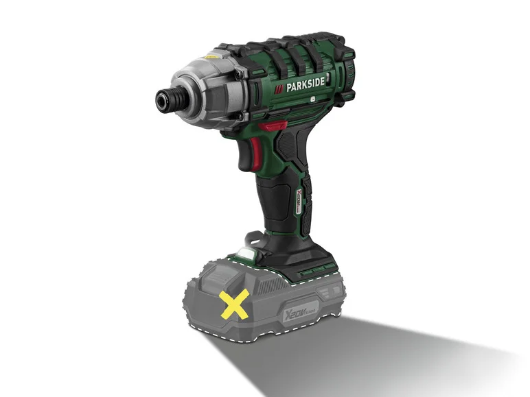 Parafusadeira de impacto sem fio PARKSIDE® PDSSA 20-Li B2, 20 V