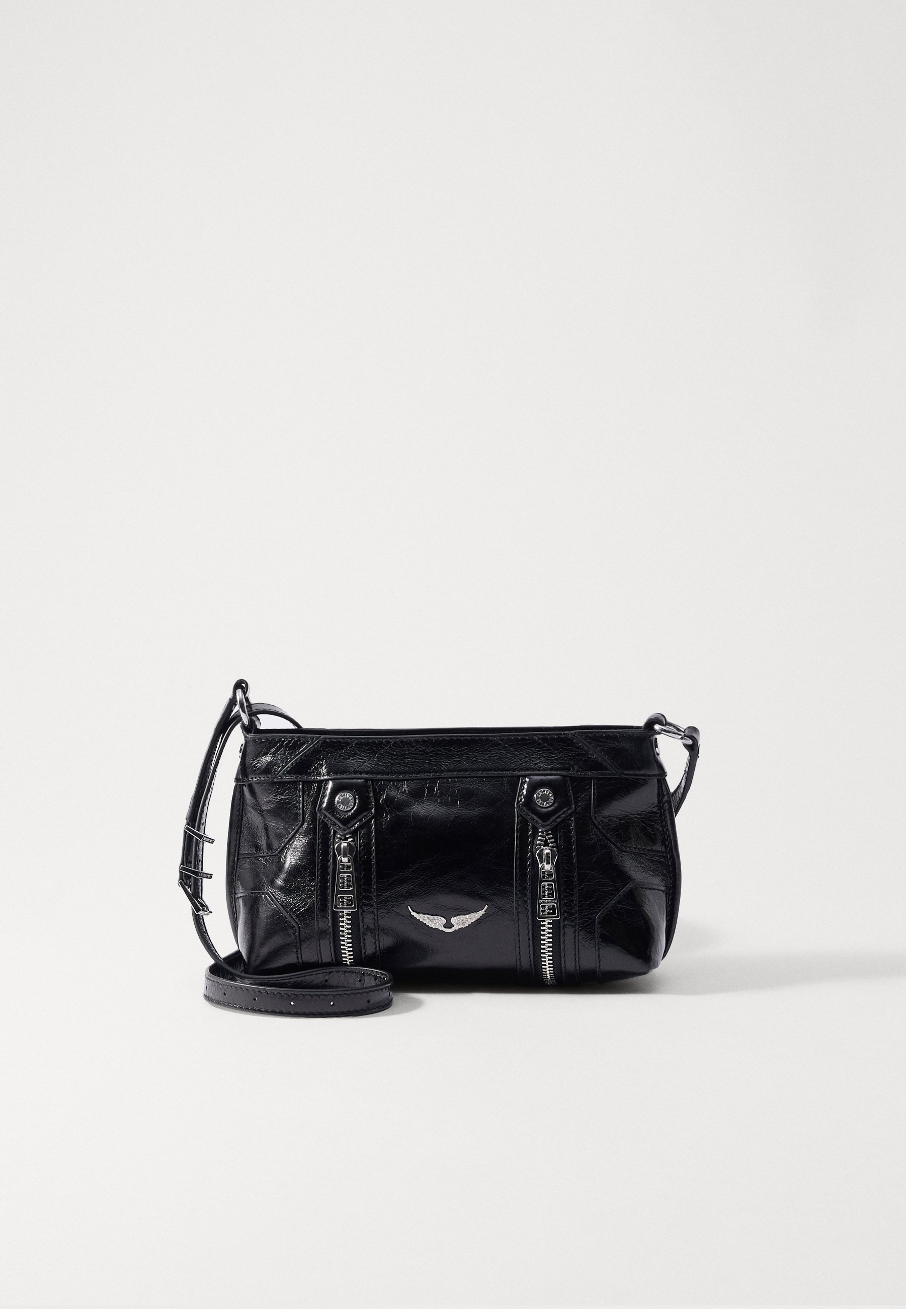 Zadig & Voltaire SUNNY MOOD VINTAGE PATENT - Cross body bag - noir