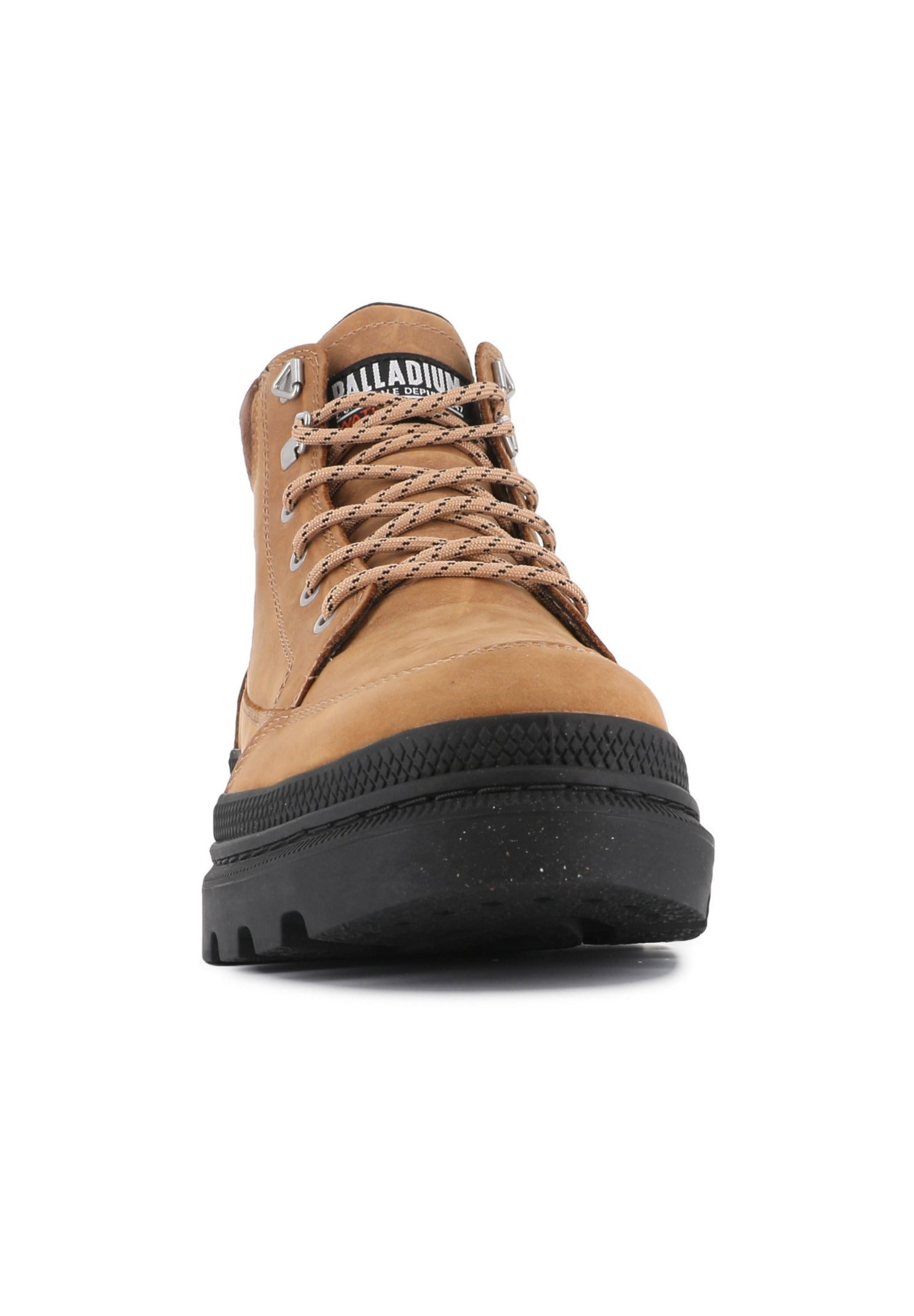 Kotníkové boty na šněrování - hnědá