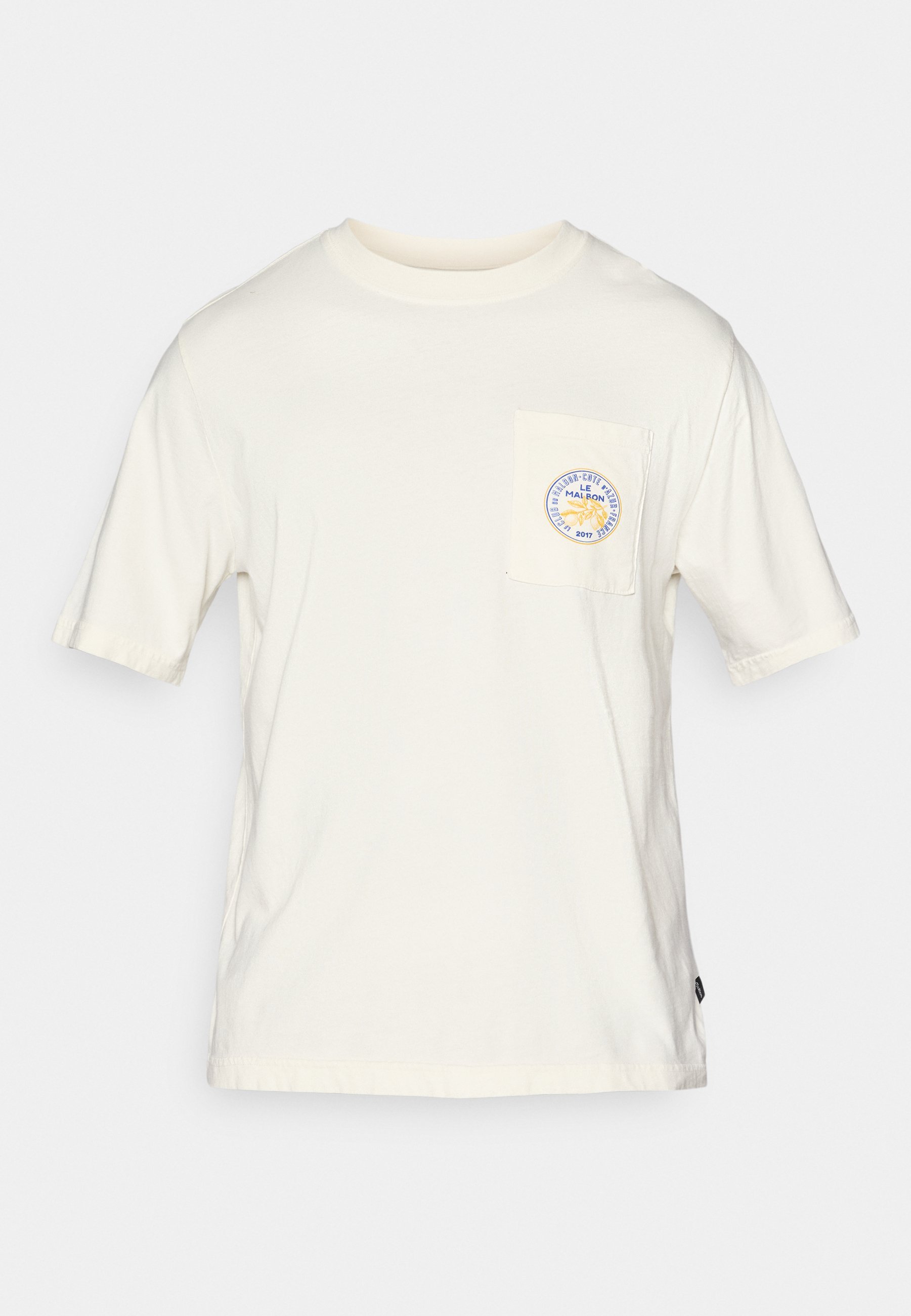 Malbon CITRON POCKET - Tricou cu imprimeu - ivory