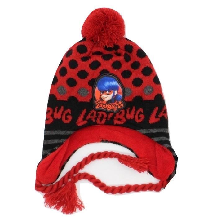 Gorro de Ladybug Chapka - Miraculous Girl - Rojo - Otoño/Invierno