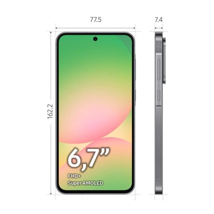SAMSUNG Galaxy A56 5G Smartphone 8 + 128Go Graphite - Version Moyen-Orient