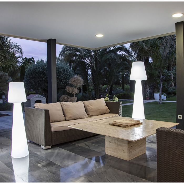 Lampadaire extérieur LED Lola 165 cm - NEWGARDEN - Blanc - Polyéthylène - IP65