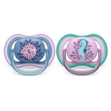 Philips Avent Chucha Ultra Air -tutti 6-18 kk tytöille, 2 kk, 2 kk