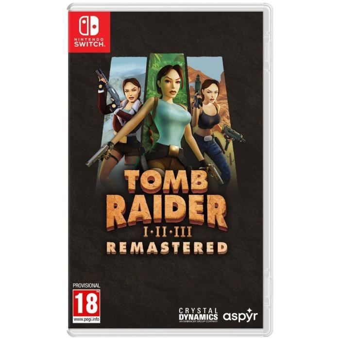 Tomb Raider I-III Remastered con Lara Croft - Gioco per Nintendo Switch