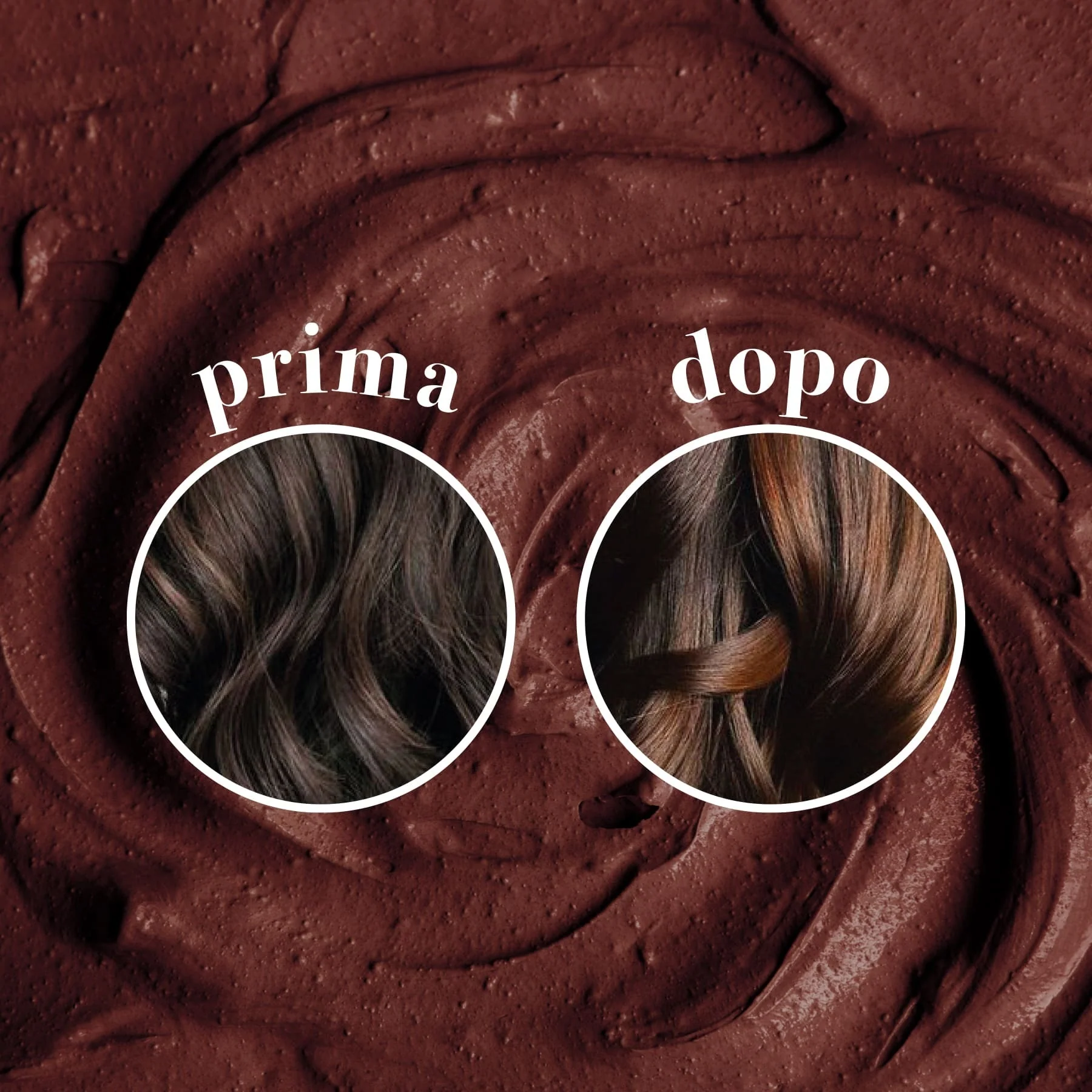 Tonalizzanti Maschera Castano Caldo Cioccolato - Maschera Protezione Colore Capelli