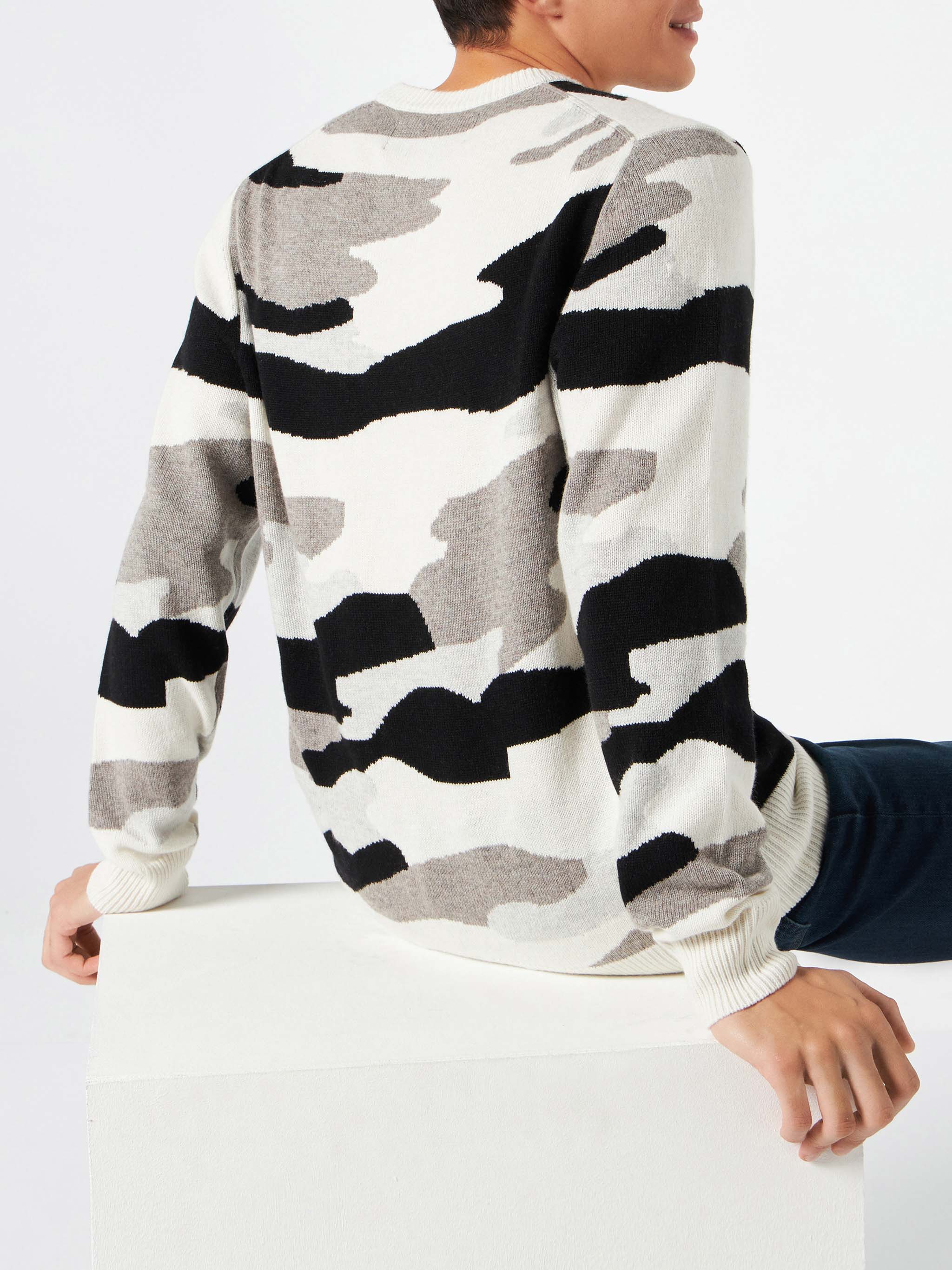 Off-piste Team herentrui met camouflageprint