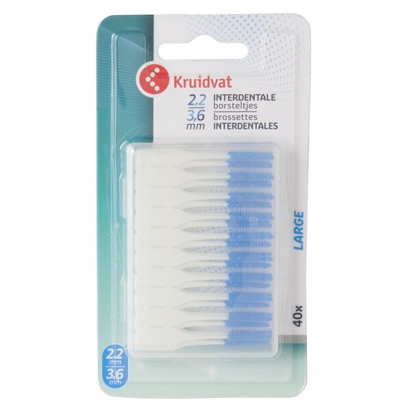 Kruidvat Soft Large интерденталне четкице 2,2-3,6 мм<br>40 комада
