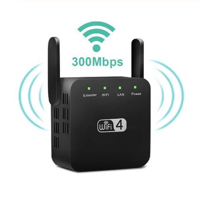 Repetidor WiFi MLBQ 300M - Nova versão com amplificador de sinal sem fio de porta única