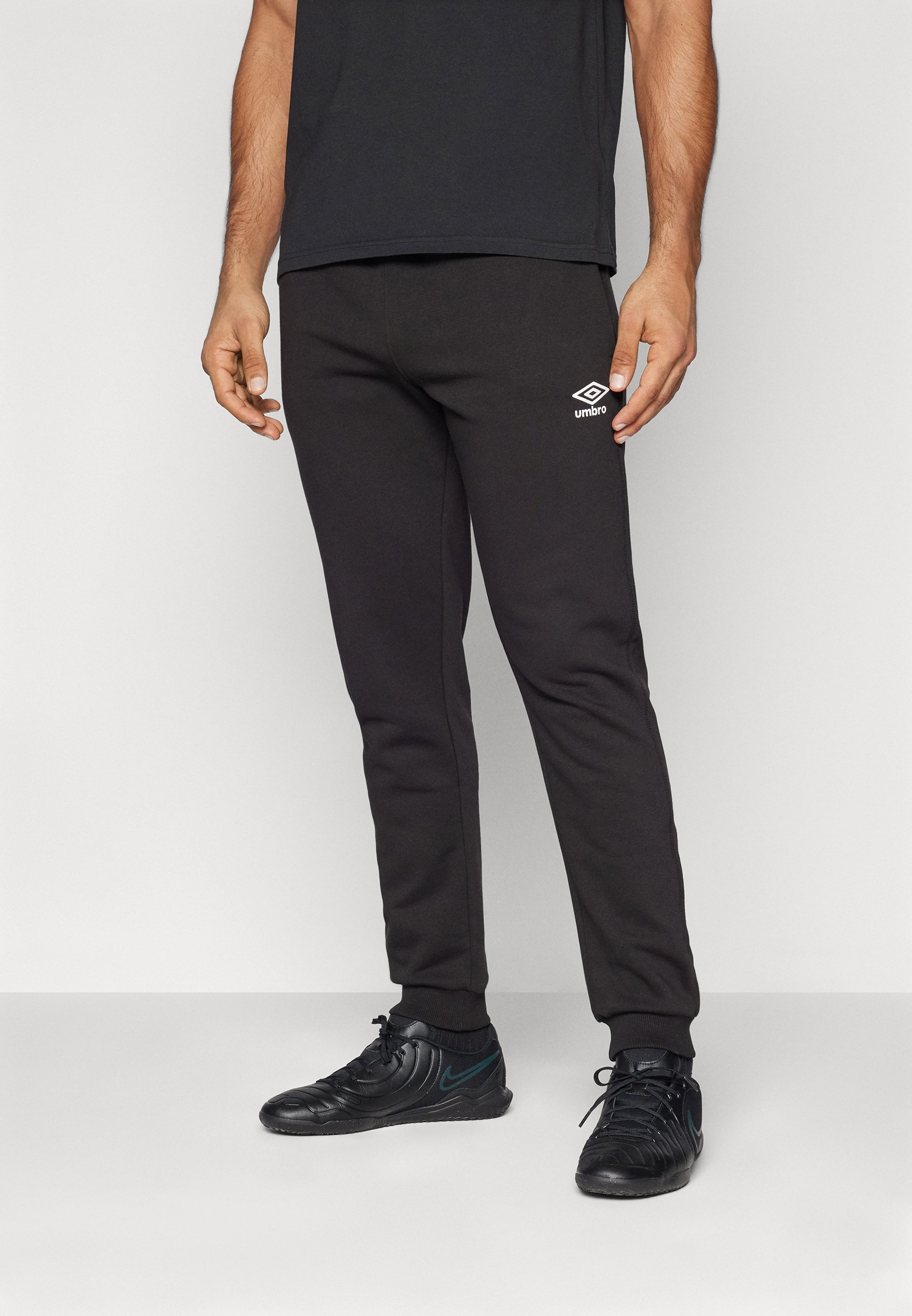 Umbro TEAM SKINNY JOG PANT - Trainingsbroek - zwart/wit
