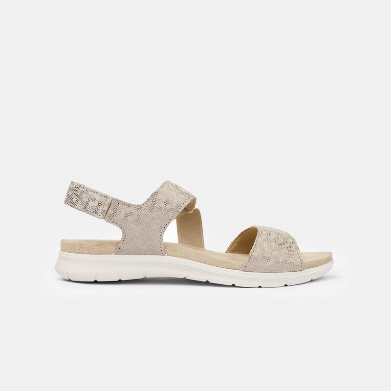 Damsandaler i nubuck