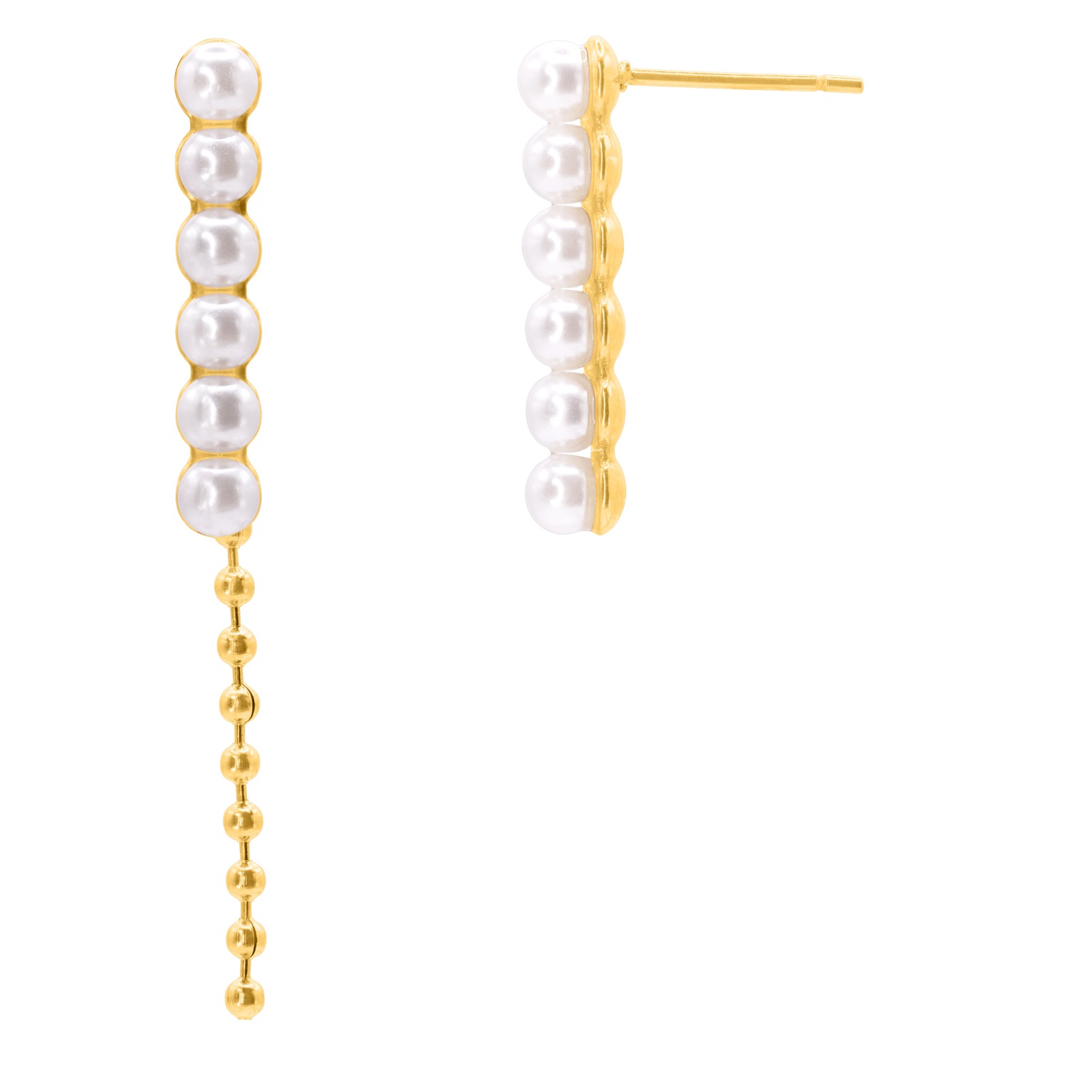 Heideman Boucles d'oreille Manto couleur or