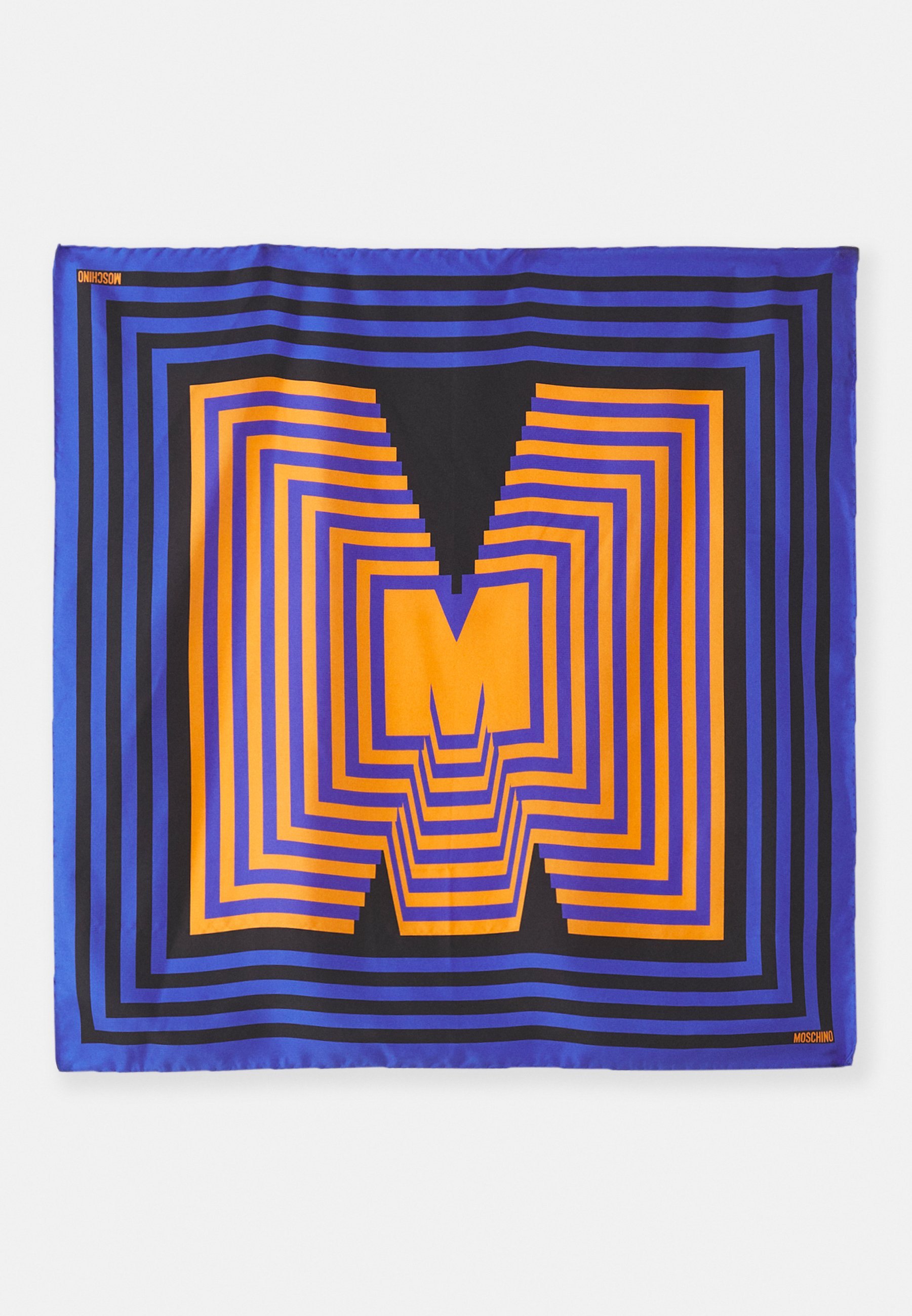 MOSCHINO SUMMER SCARF 68X68 UNISEX - Foulard - blue