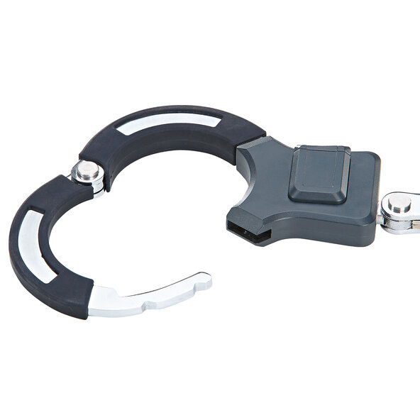 Handcuff and spiral cable lock, 120 cm