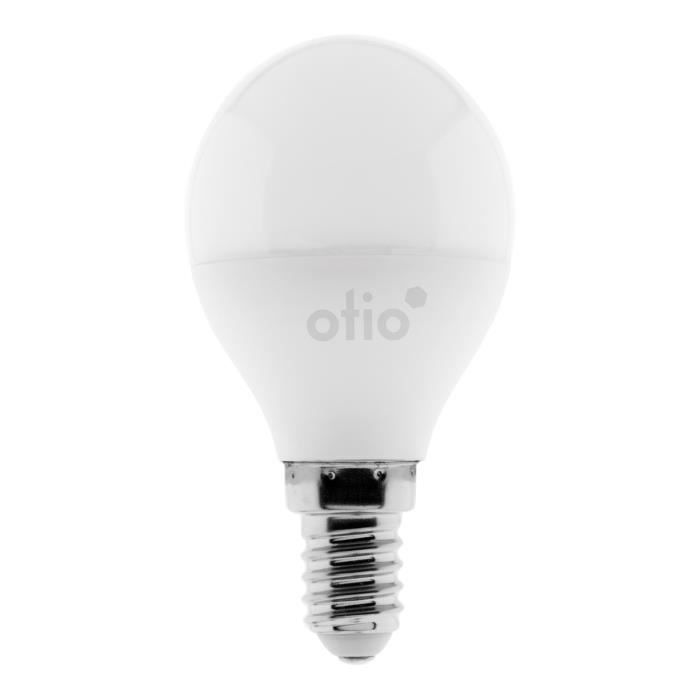 Ampoules connectées WIFI LED - OTIO - Lot de 2 - Globe E14 - 5,5W - Contrôle via application - Compatible Google Home